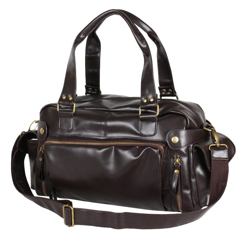 Charming Men's Leather Tide Large Capacity Men's Handbags