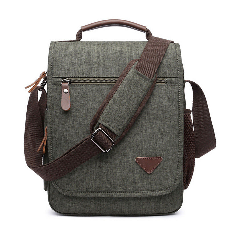 Men's Trendy Korean Style Water Repellent Polyester Shoulder Bags