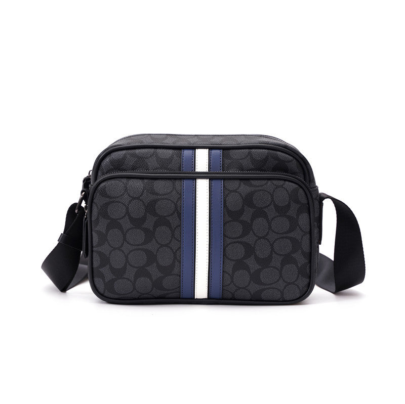 Men's Street Korean Style Horizontal Trendy Couple Alphabet Back Men's Shoulder Bag