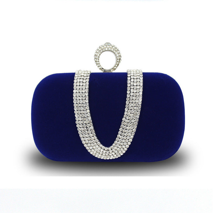 U-shaped Handmade Banquet Clutch Makeup Dress Bags