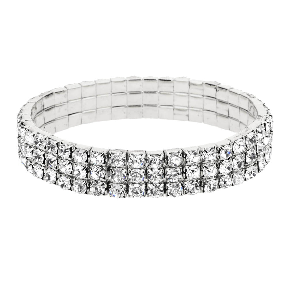 Bridal Rhinestone Necklace Tassel Eardrops Diamond Bracelet Dinner Bag