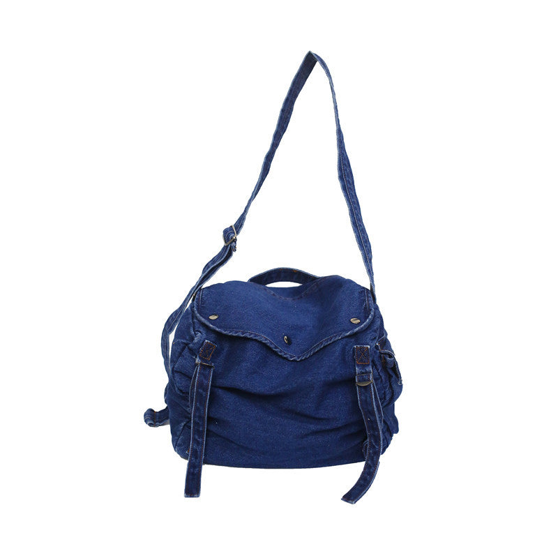 Versatile Fashion Trendy Jeans Class Commute Women's Messenger Bag