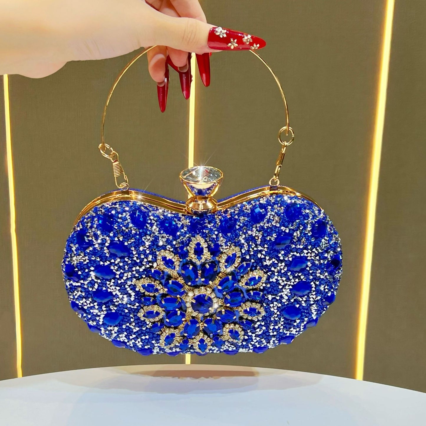 Women's Diamond Affordable Luxury Fashion The Party Hand Dinner Bag