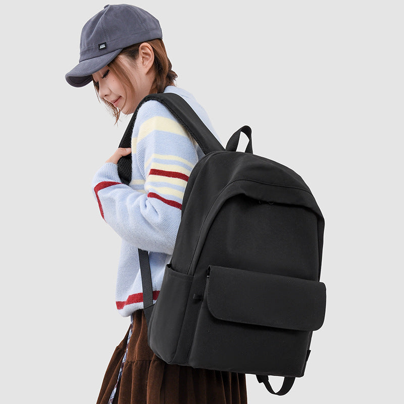 Men's Junior High Simple Large Capacity Waterproof Backpacks