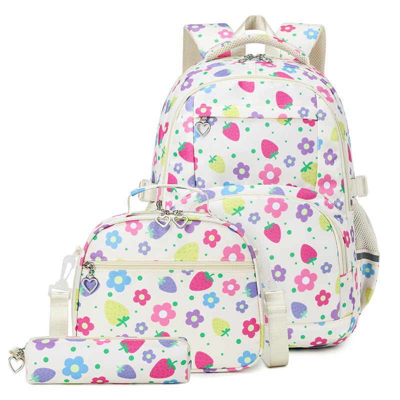Primary Three To Six Levels Large Capacity College Student Schoolbag