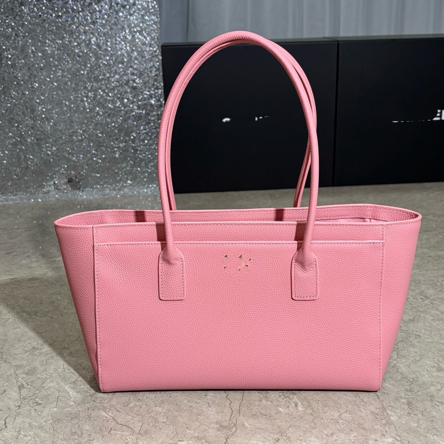 Versatile Cowhide Large Capacity Shopping Underarm Bags