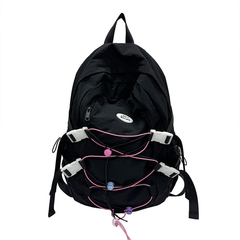 Female Junior High Korean Style Good-looking Large College Student Schoolbag