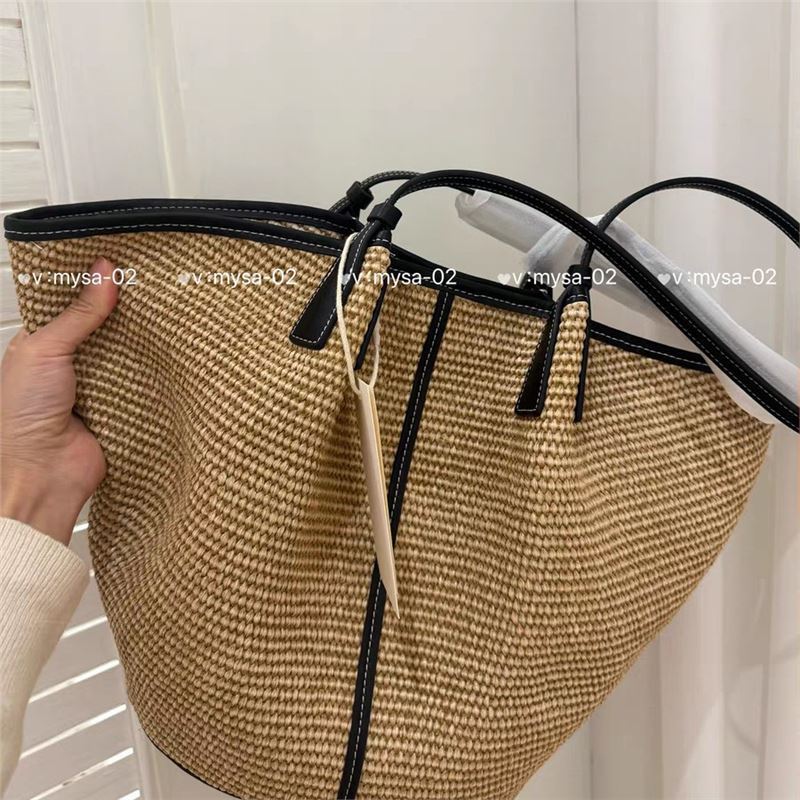 Women's Beach Design Large Capacity Totes Knitted Vacation Bags