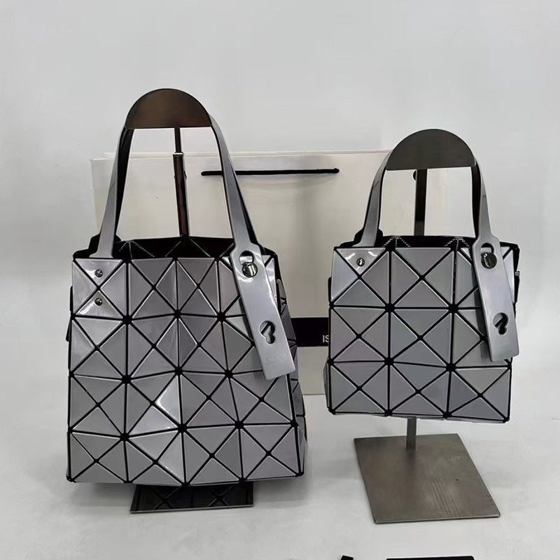 Women's Original Life Diamond Box Geometric Rhombus Portable Women's Shoulder Bag