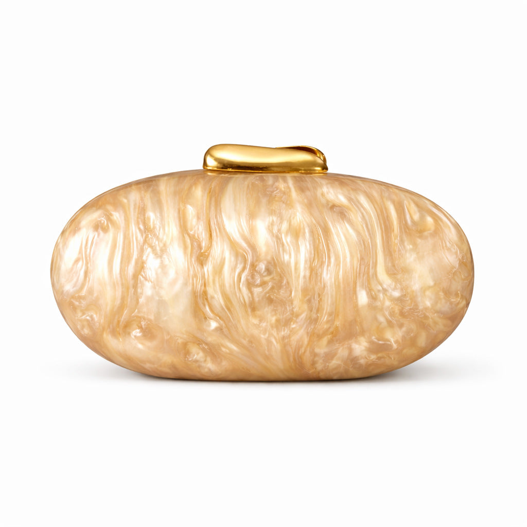 Women's Shell Acrylic Fashion Wedding Clutch Dinner Bag