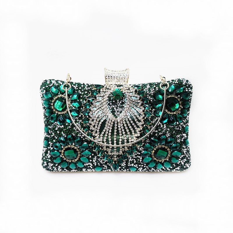 Rhinestone Diamond Banquet Clutch Dress Garment Evening Bags