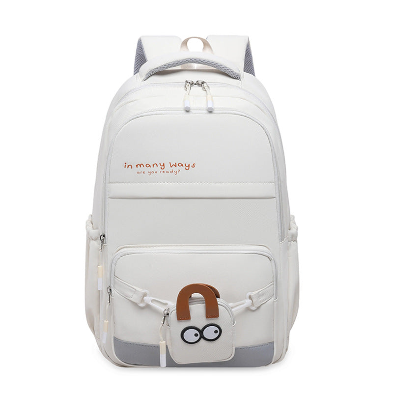 Women's Large Capacity Early High College Fashion Lightweight Burden Leisure Backpack