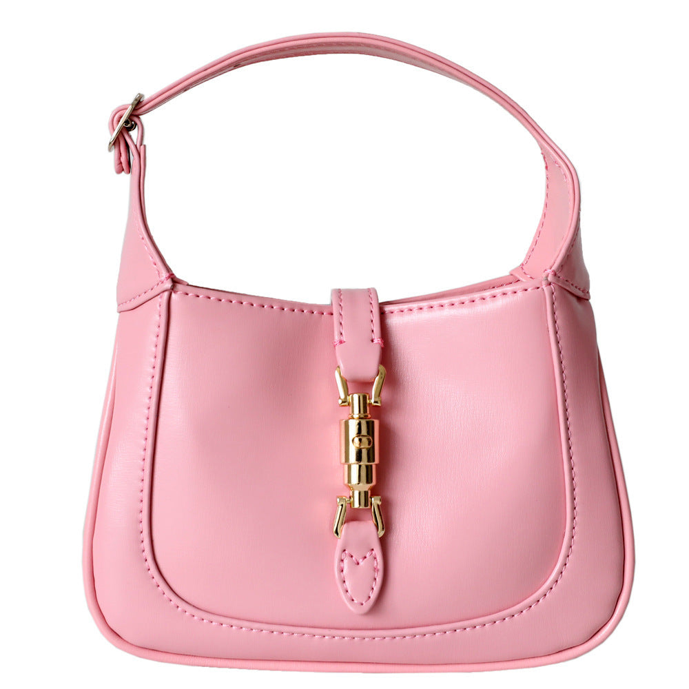 Saddle French Style Underarm Design Retro Women's Handbag