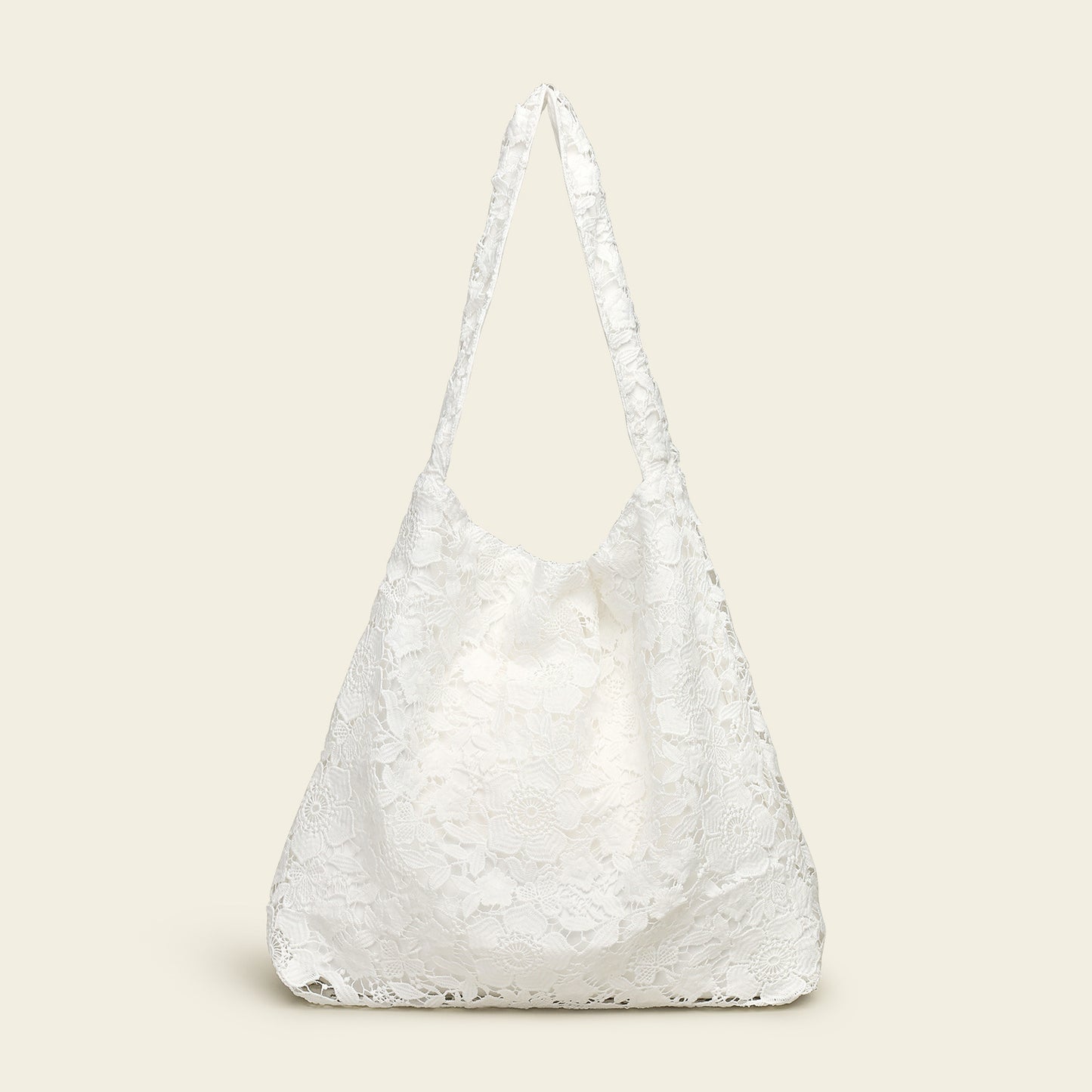 Women's Style Lace Underarm Versatile Mori Canvas Fashion Shoulder Bags