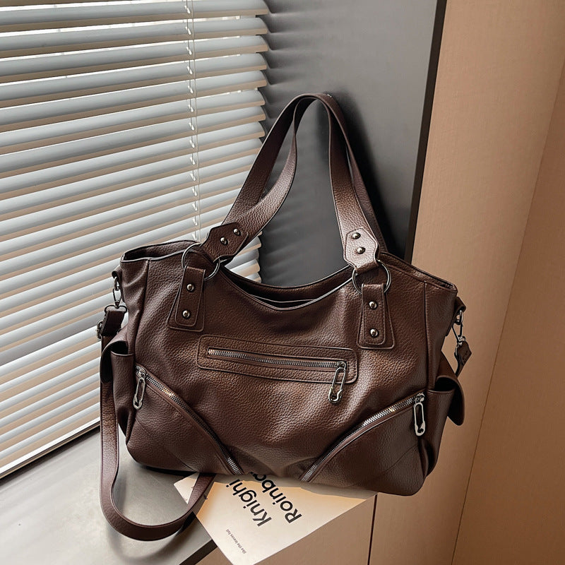 Women's Large Capacity High-grade Light Luxury Trendy Cool Sweet Women's Shoulder Bag