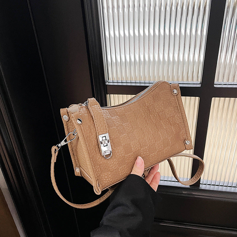 Large Capacity Pillow Spring Boston Light Luxury Women's Shoulder Bag
