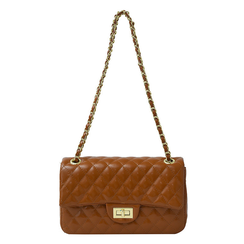 Women's Classic Style Rhombus Chain Summer Flap Women's Shoulder Bag