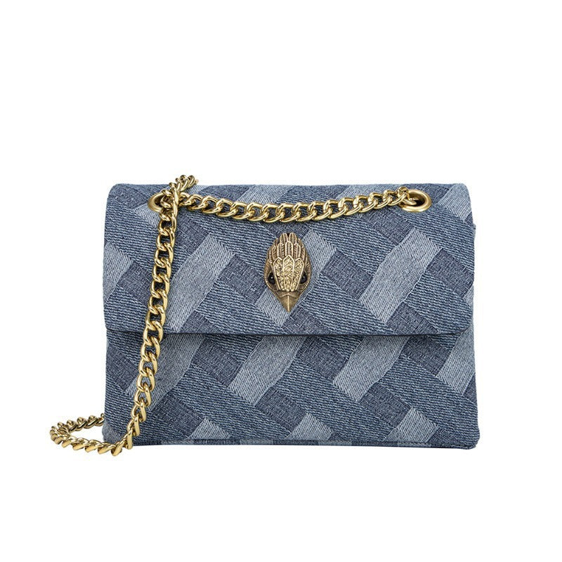 Women's Chain Eagle Head Zipper Fashion Women's Messenger Bag