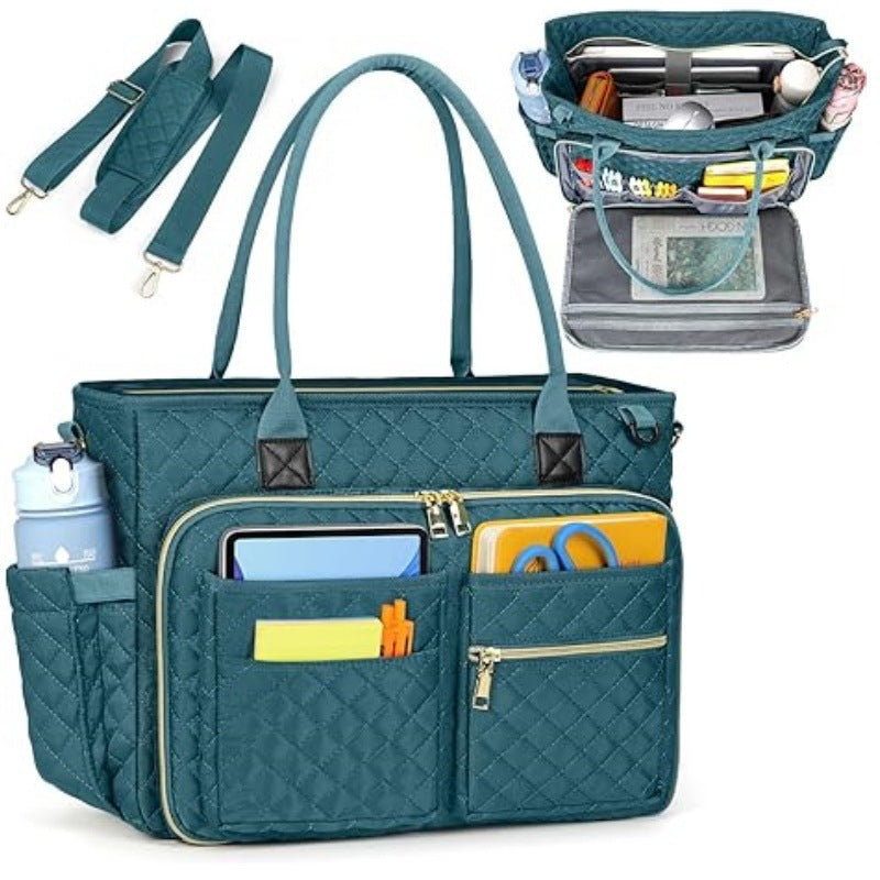 Multifunctional Teacher Large Capacity Portable Notebook Tote Bag