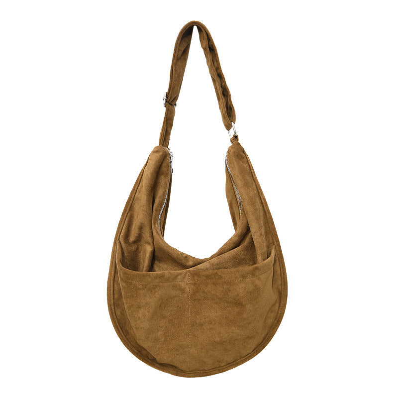 Cool Versatile High Quality Suede High-grade Women's Shoulder Bag