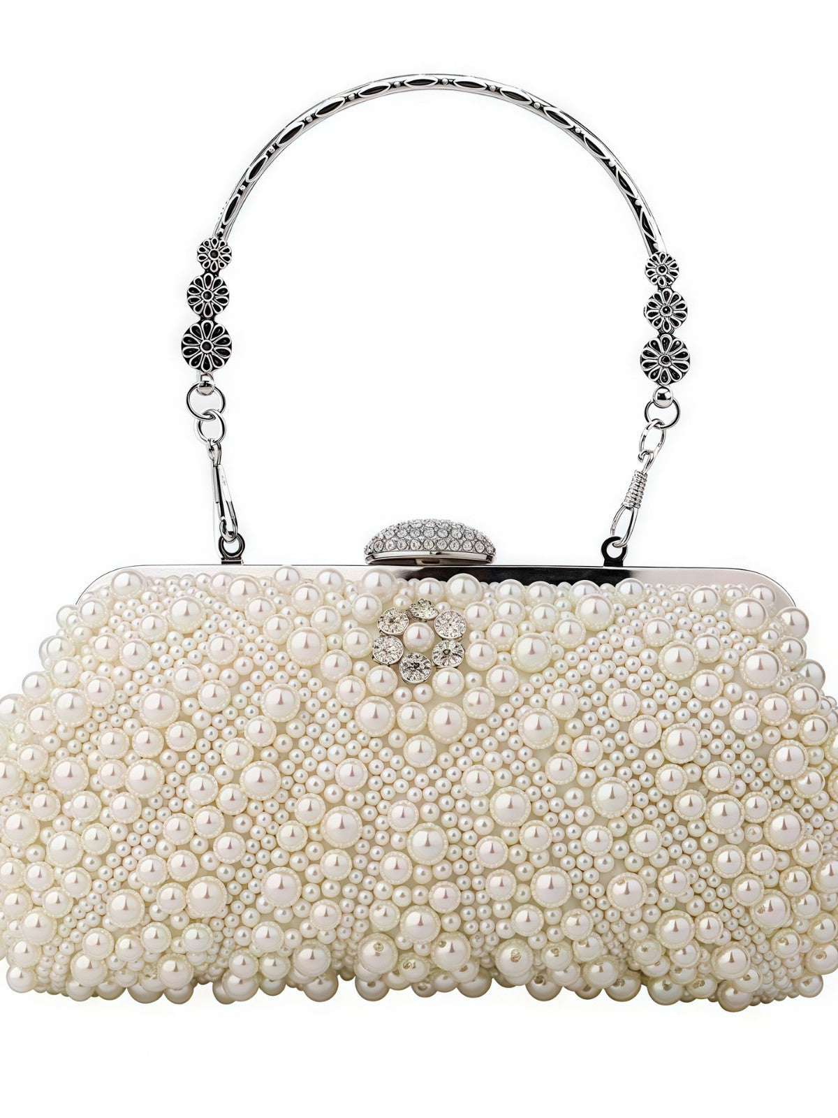 Women's Imitation Pearl Dinner Fashion Clutch Bags