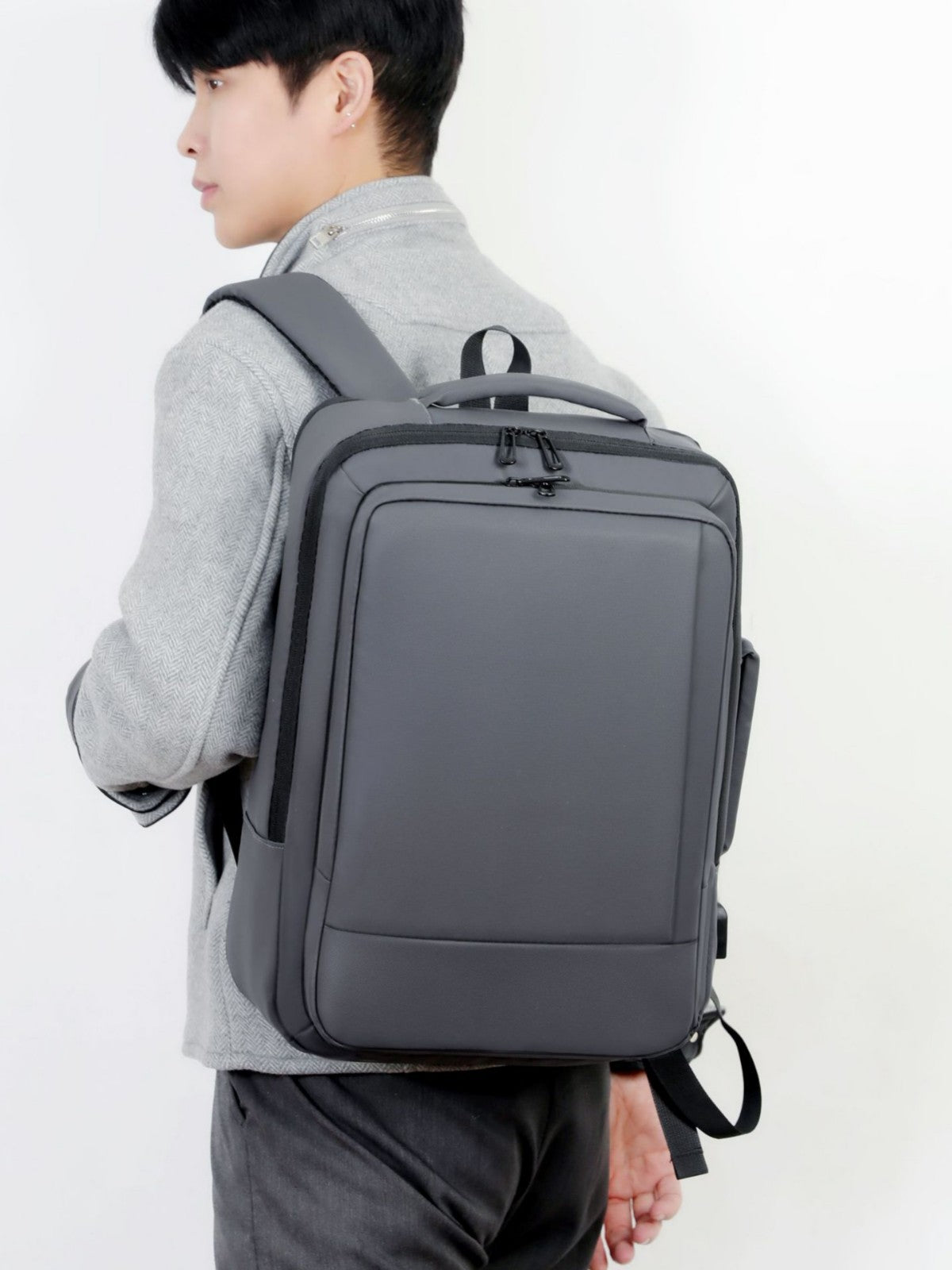 Charming Men's Extended Fashion Commuter Computer Backpacks
