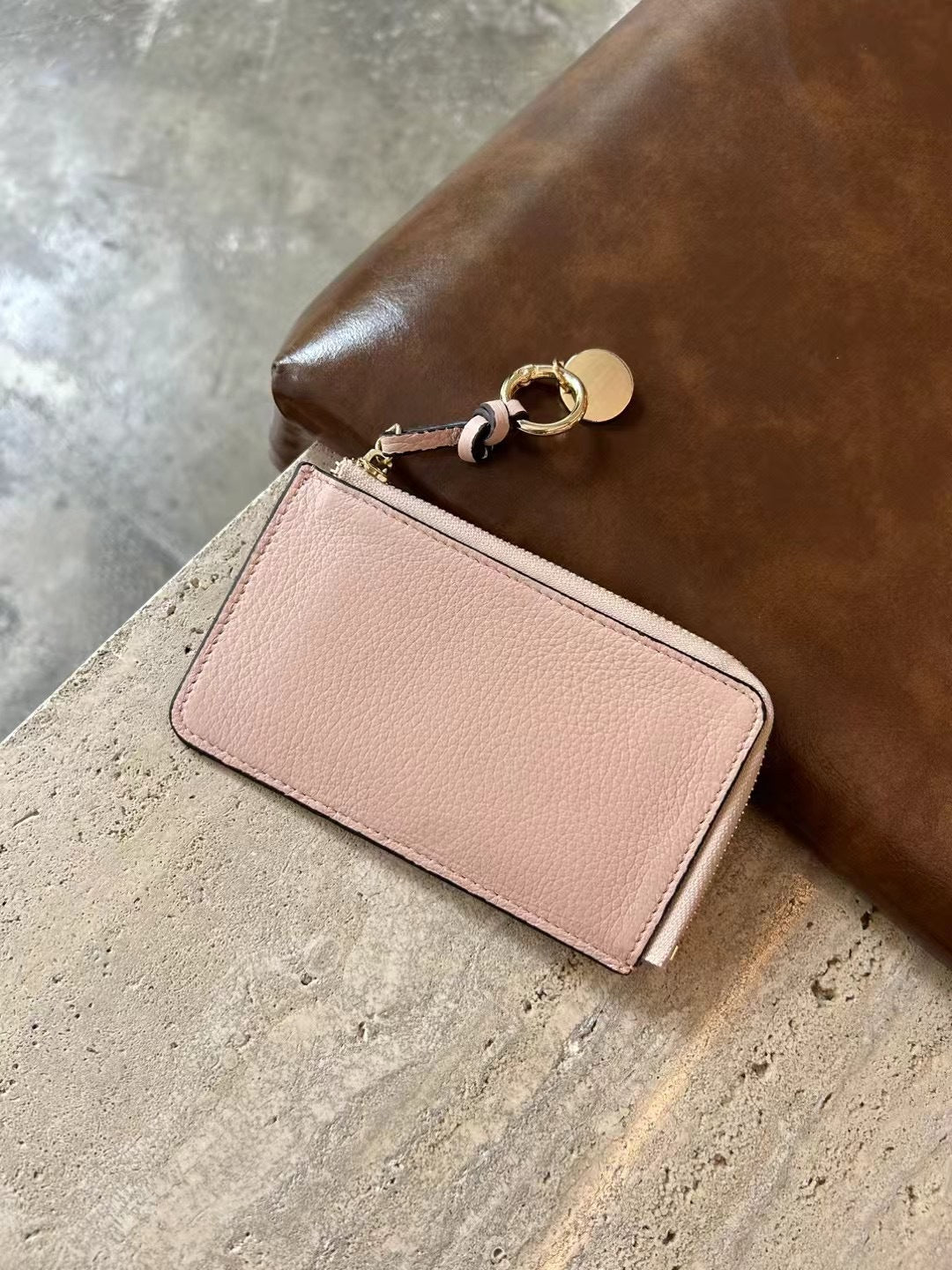 Women's Layer Cowhide Niche Leather Fashion Zipper Purses