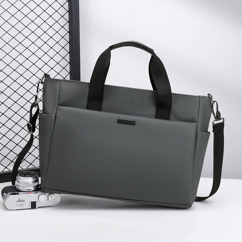 Men's Large Capacity High Sense Hand Holding Business Men's Shoulder Bag