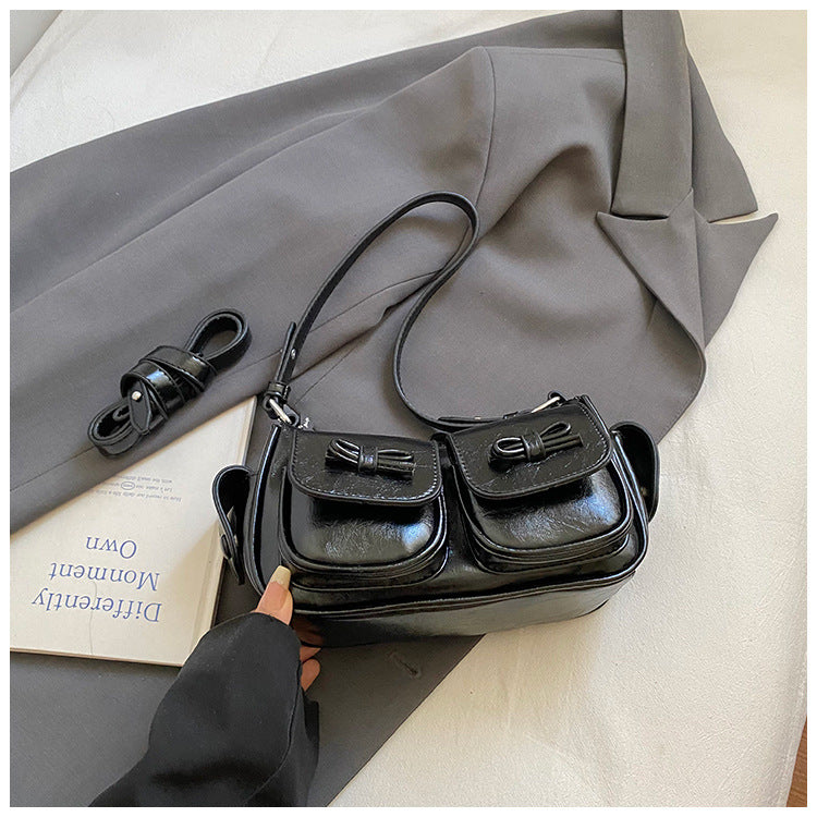 Women's Retro Fashion Minimalism Denim Underarm For Women's Shoulder Bag