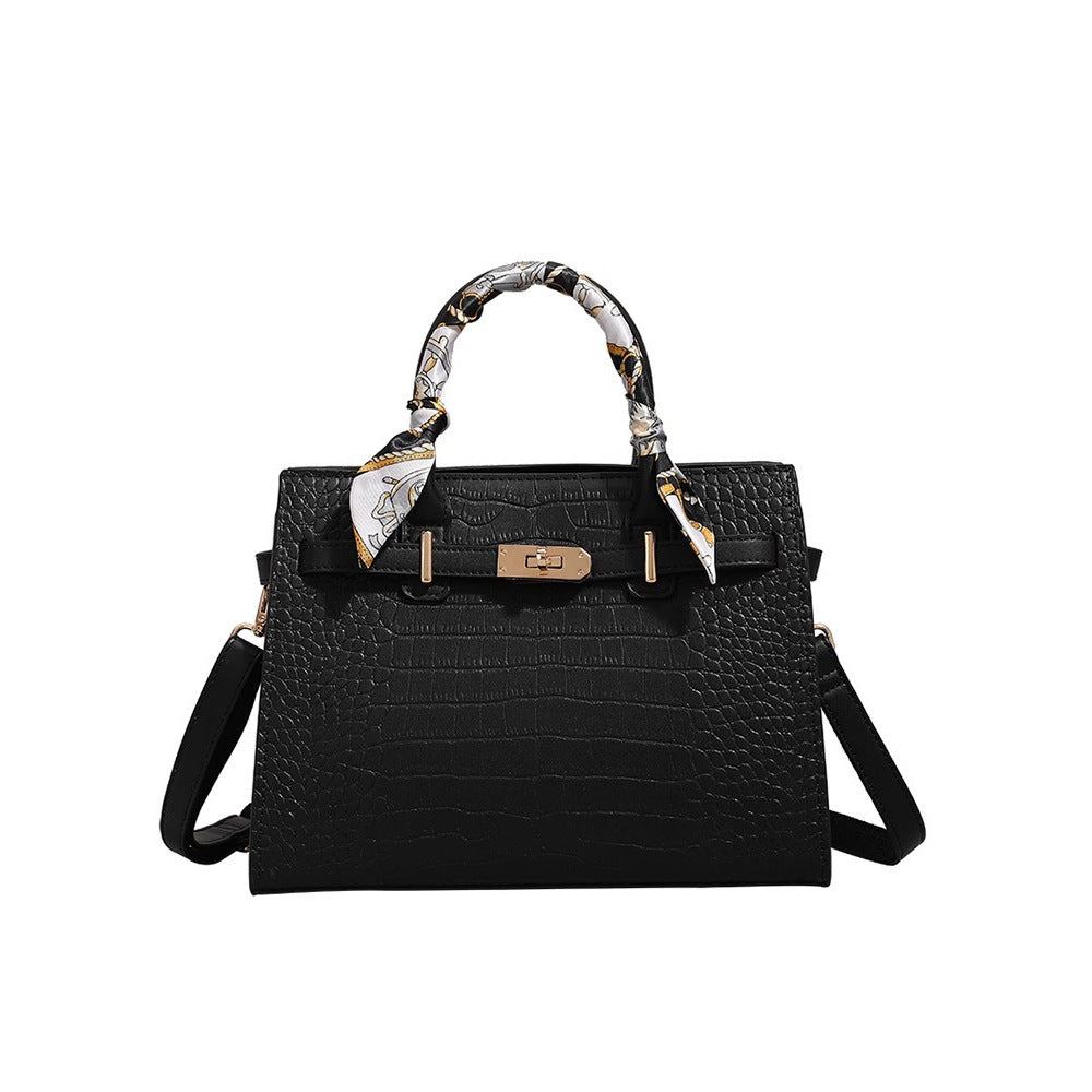 Women's Mother's Day Gift High-grade Crocodile Pattern Tote Bags