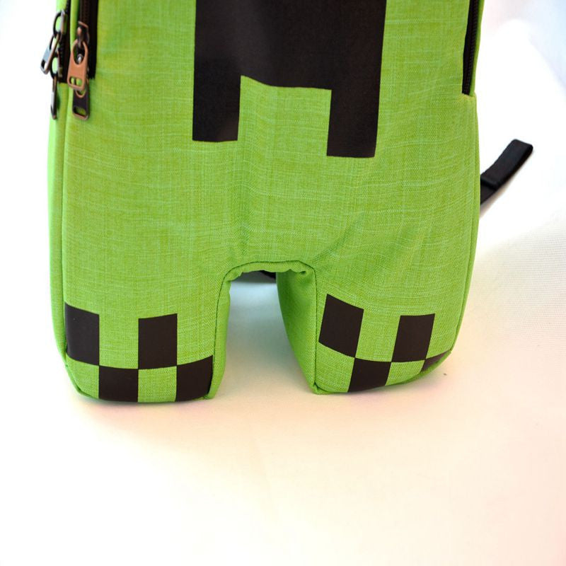 My World Around Creeper Primary Junior High Anime Leisure Universal Backpack