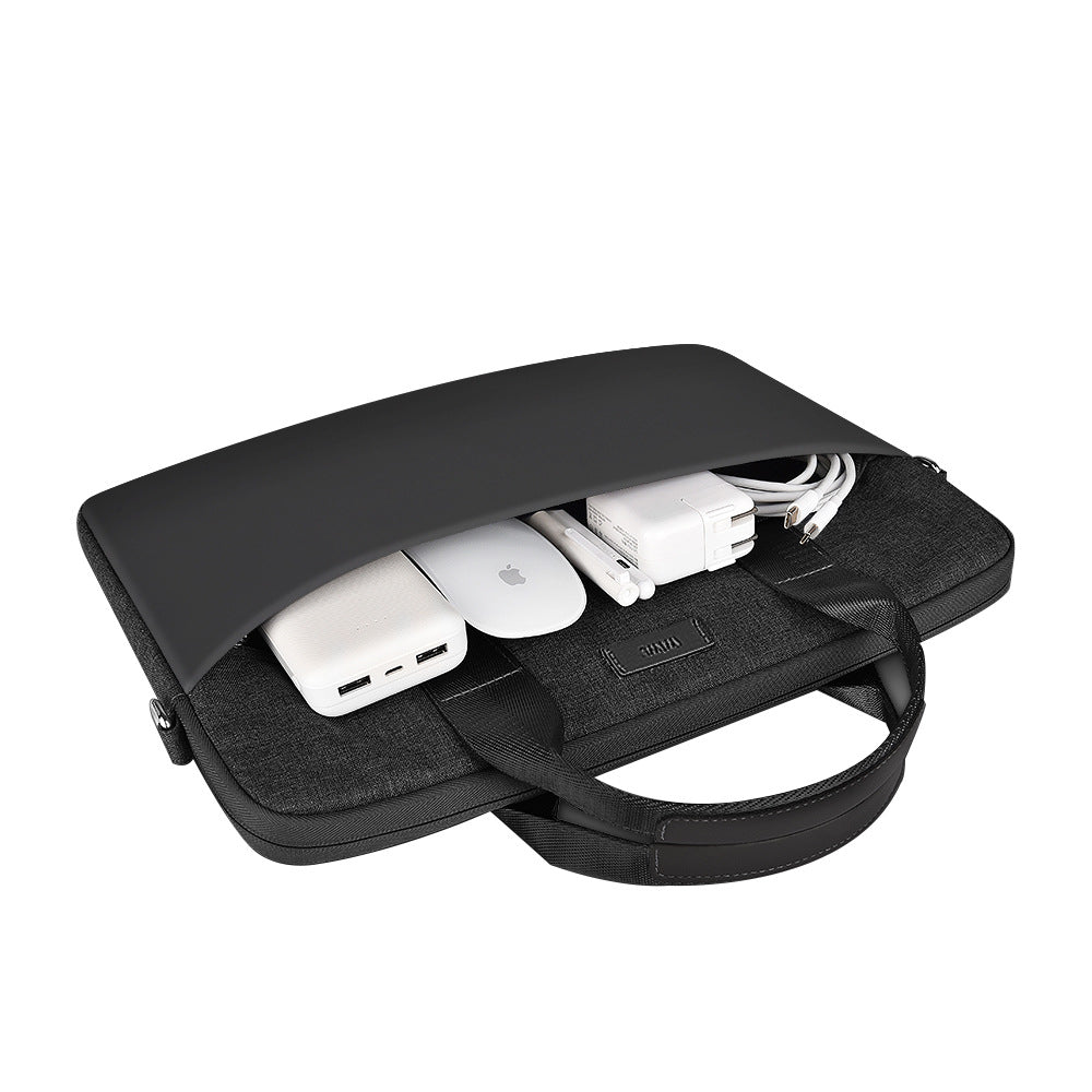 Portable Front Compartment Item Classification Business Laptop Bag