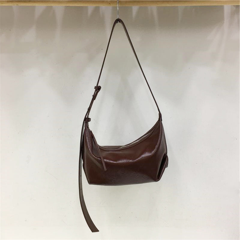 Cabinet Niche Minimalist Soft Texture Dumplings Underarm Women's Handbag