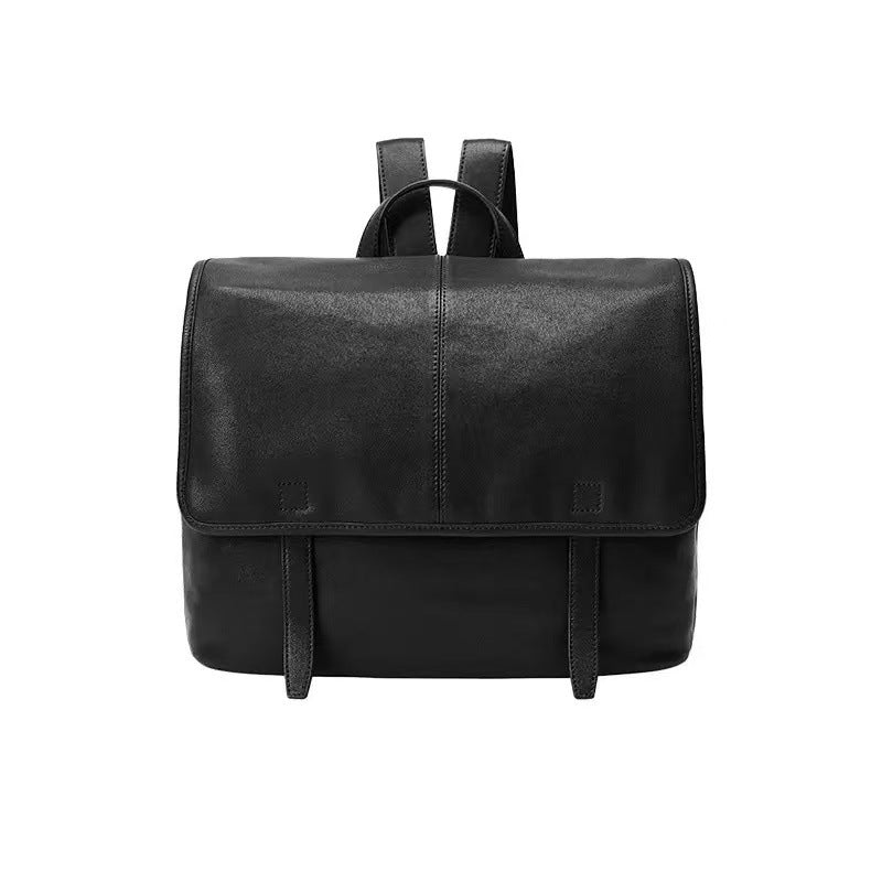 Series Vegetable Tanned Sheepskin Horizontal Board Leisure Backpack