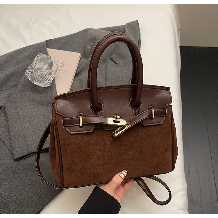 Women's Texture Portable Kelly High-grade Large Capacity Bags