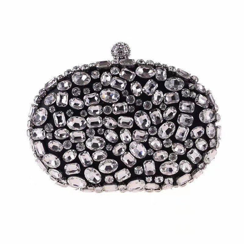 Women's Fashion Diamond Full Clutch Personalized Dress Bags