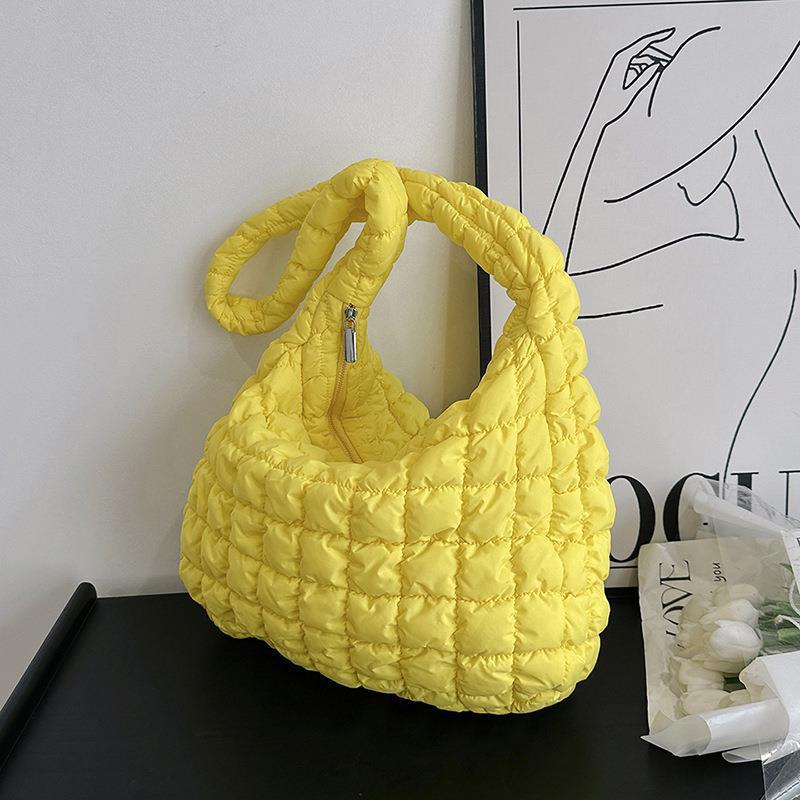 Women's Portable Dumpling Large Capacity Down Cotton Women's Shoulder Bag