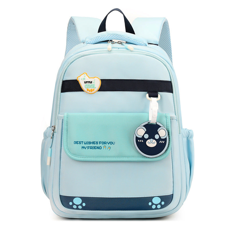One Two Large Capacity Burden Reduction Spine Protection Primary School Bag