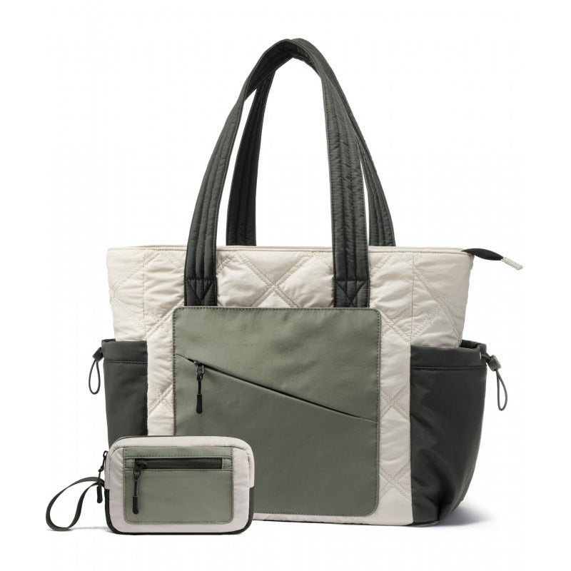 Women's Strap Zip Puffer Essential Quilting Carrying Women's Shoulder Bag