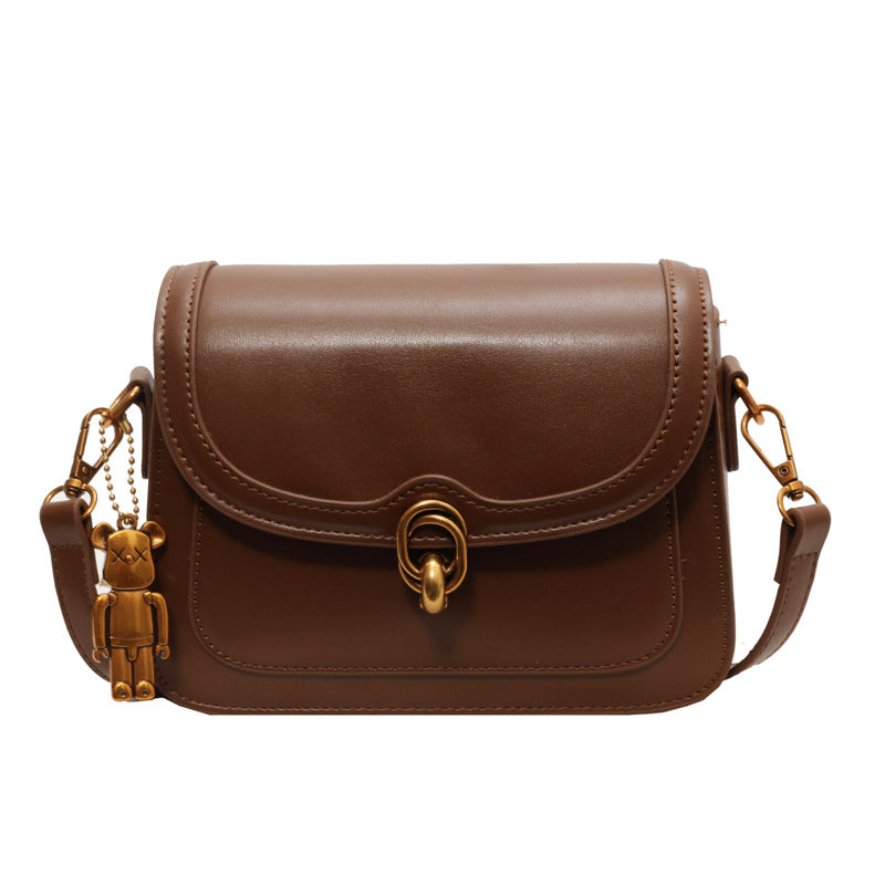Women's Spring Versatile Fashion Retro Design Small Square Bags