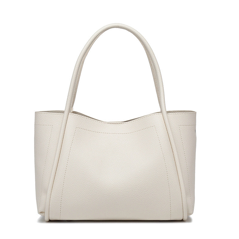 Women's Niche Soft Leather Vegetable Basket High Sense Large Women's Handbag