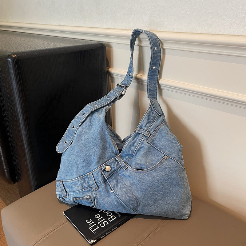 Korean Style Trendy Denim Female Fashion Women's Shoulder Bag