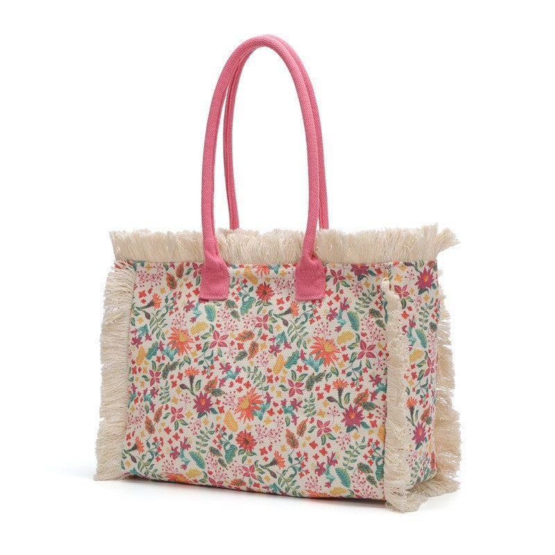 Women's High-grade Large Capacity Commuter Fashion Color Tote Bag