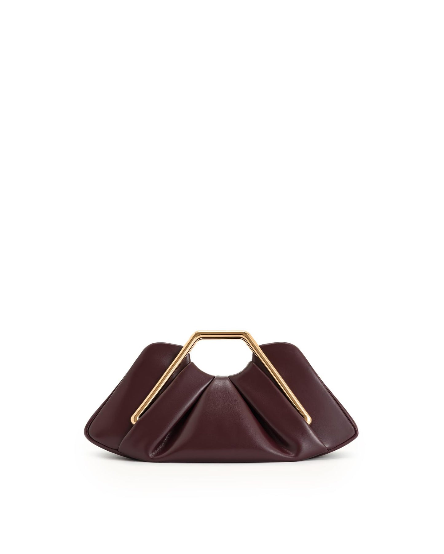 Women's Leather Niche Cloud Dinner Pleated Portable Women's Messenger Bag