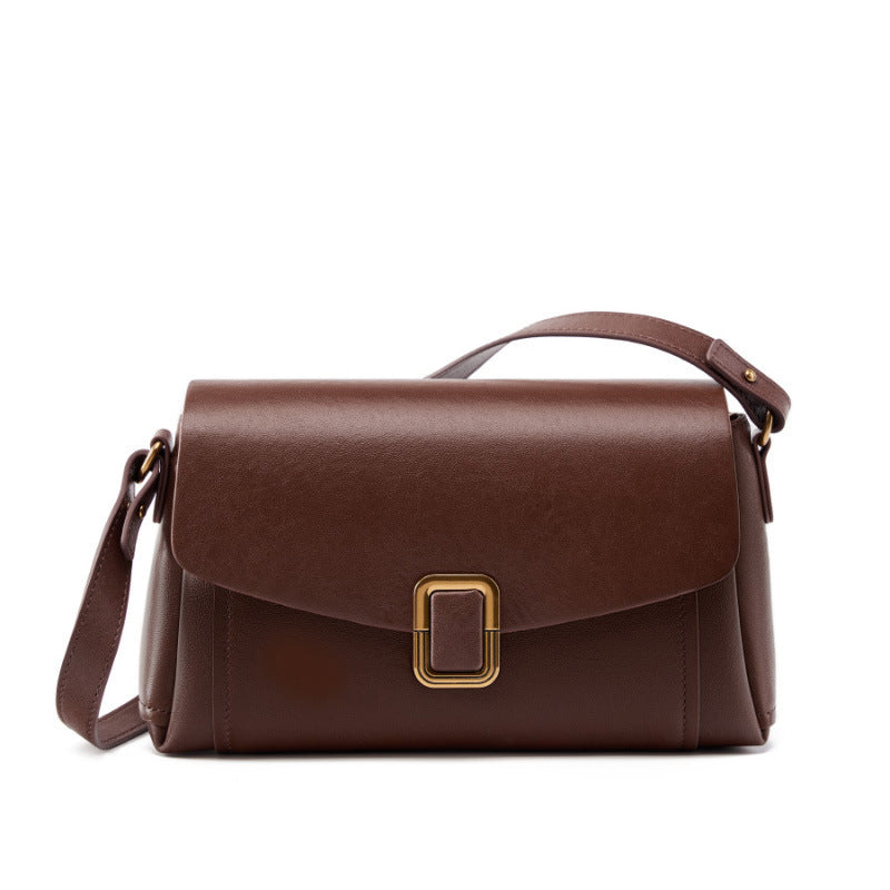 Women's Genuine Leather Niche High-grade Female Commuting Women's Messenger Bag