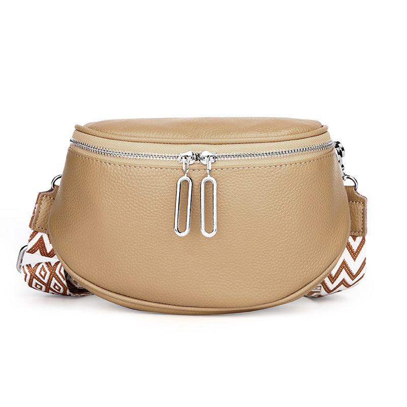 Women's Layer Cowhide Saddle Fashion Niche Riding Women's Messenger Bag