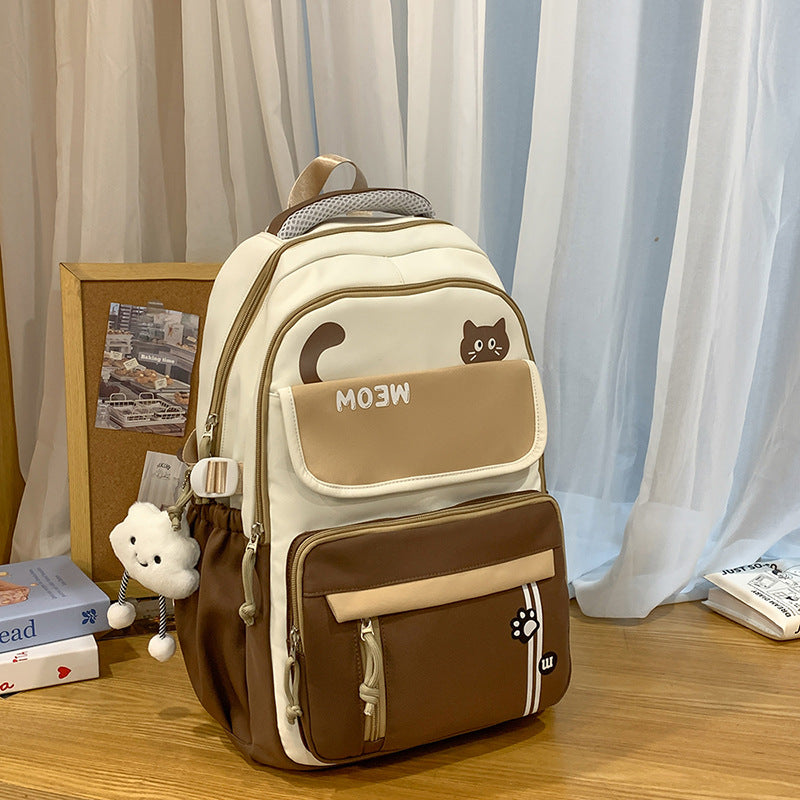 Cute Female Junior High Fashion Korean Style Large Capacity Computer Leisure Backpack