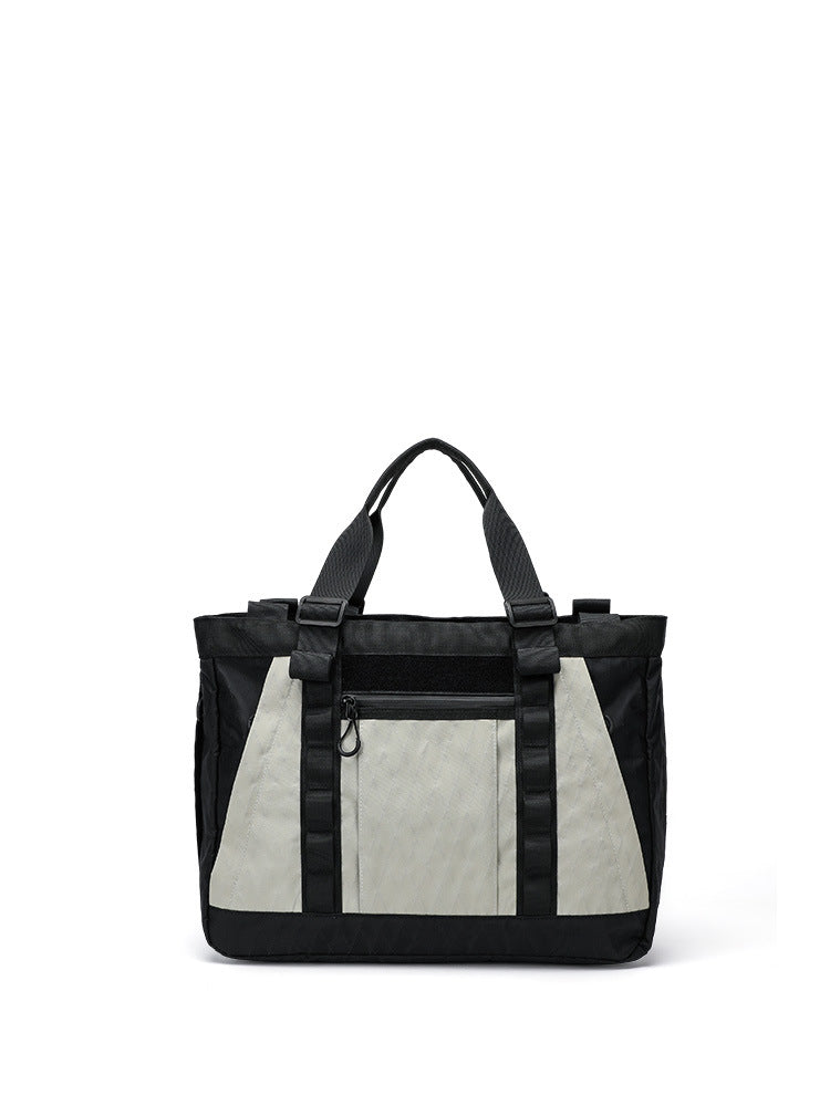 Men's Large Capacity Mechanical Style Commuter Inch Men's Shoulder Bag