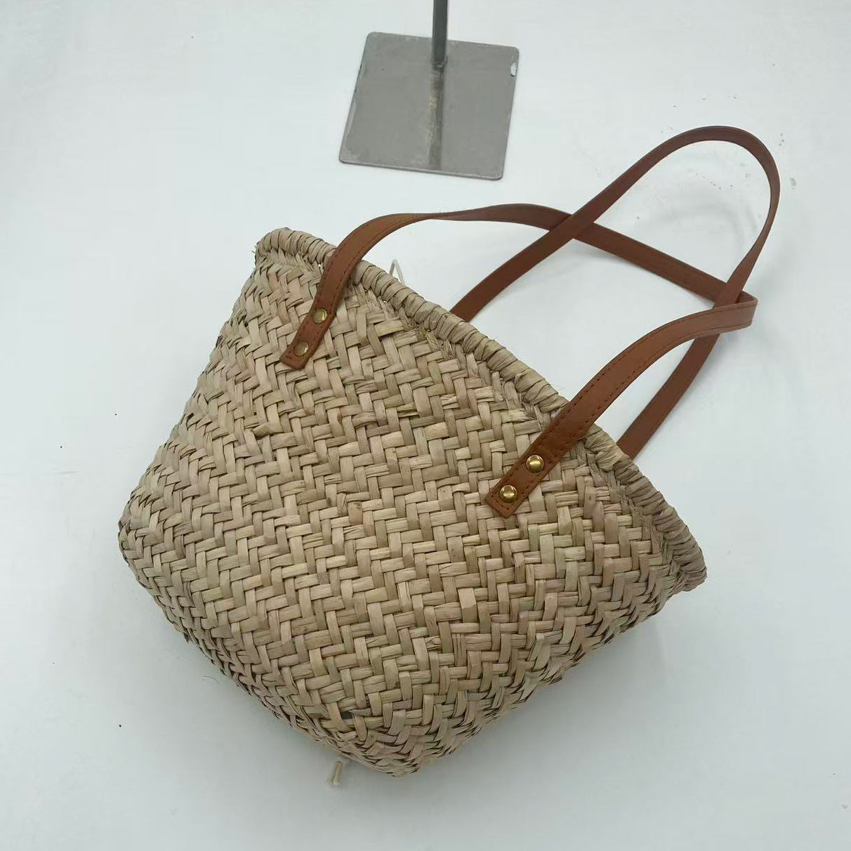 Women's Straw Style Hand-woven Seaside Vacation Beach Large Handbags