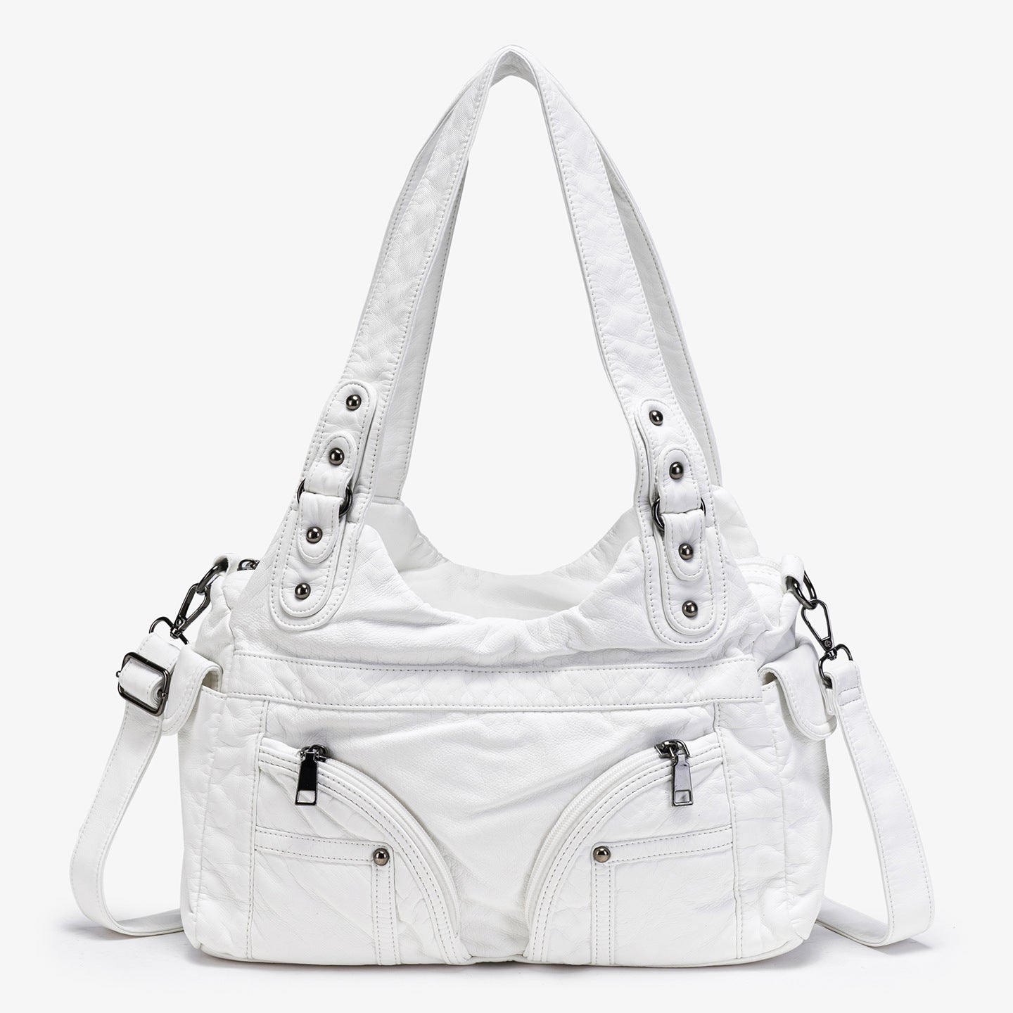 Hot Underarm Style Zipper Motorcycle Soft Women's Messenger Bag